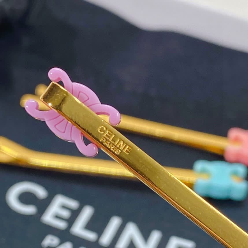 Celine Colorful Hair Clips Set